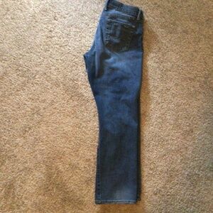 Lucky Brand Sienna Tomboy Cropped Distressed Jeans